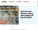 Preview Year's Supply Of Ben & Jerrys